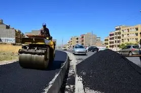 تکمیل آسفالت معابر فرعی محله دوطفلان و آزادی
