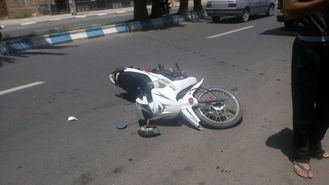 تصادف کامیون با موتورسیکلت یک کشته بر جای گذاشت