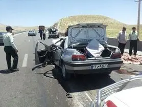 ۷ مصدوم در حادثه واژگونی سمند در محور خوانسار-دامنه