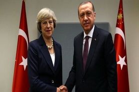 دیدار ترزا می با اردوغان در آنکارا