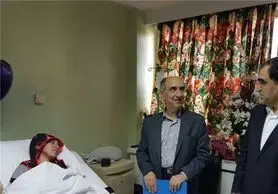 عیادت وزیر بهداشت از کیمیا