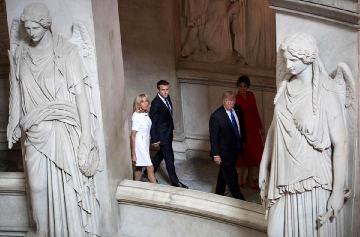 بازدید ترامپ و همسرش از مقبره «ناپلئون»