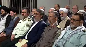 دو فرزند رهبر انقلاب در مراسم تنفیذ