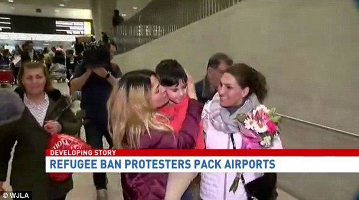 بازداشت کودک ۵ ساله ایرانی در فرودگاه آمریکا و لحظه بازگشت به آغوش مادر