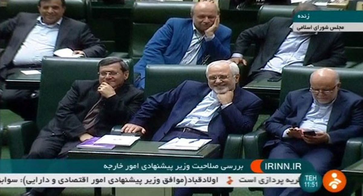 واکنش ظریف به «آقای برجام»  در مجلس