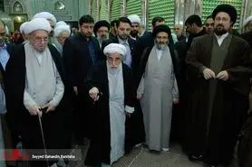 همراهی سیدحسن خمینی با آیت‌الله جنتی
