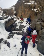 نجات سه کوهنورد کاشانی در ارتفاعات کرکس نطنز