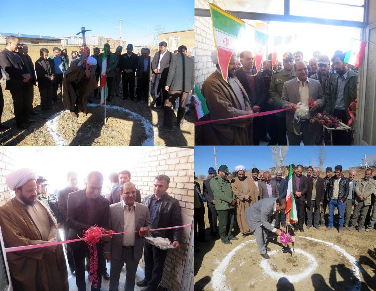 افتتاح پروژه های بهداشتی و درمانی شهرستان بویین میاندشت