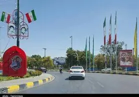 حال و هوای شهرستان نجف‌آباد برای استقبال از "شهید حججی" به‌روایت تصویر