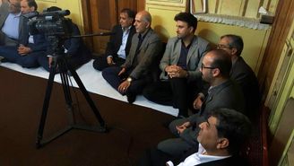 اعضای دوره پنجم شورای شهر اصفهان با آیت‌الله مظاهری دیدار کردند
