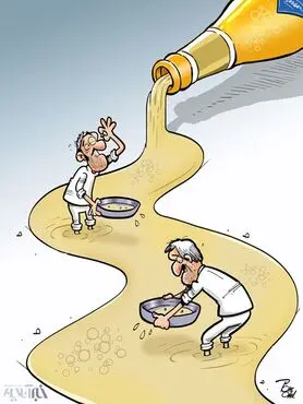 کاریکاتور: مشروب طلایی هم رسید!