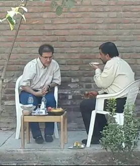 دیدار ضرغامی و حسین کروبی!
