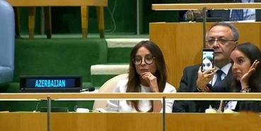 سلفی جنجالی دختر رئیس جمهور آذربایجان در سازمان ملل
