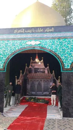 تصاویر خانه ابدی شهید حججی
