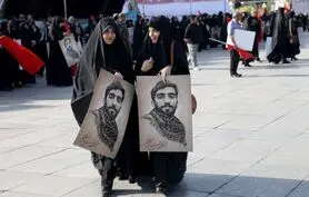 مراسم تشییع شهید حججی