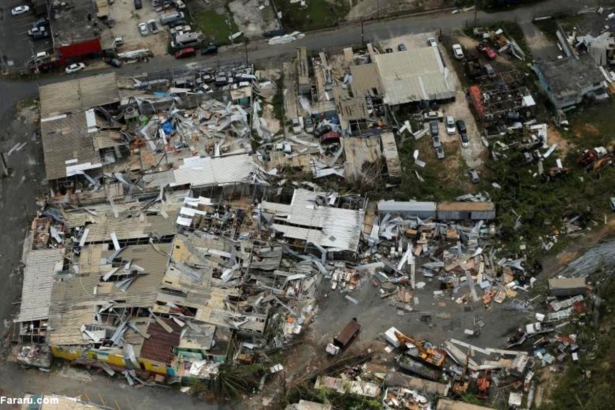 طوفان با پورتوریکو چه کرد؟