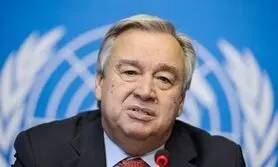 اولین دیدار ظریف با دبیرکل سازمان ملل