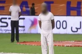 لباسی عجیب در لیگ عربستان