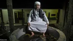 ترک اعتیاد با نشستن در دیگ آب داغ!
