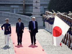 متن و حواشی سفر ترامپ و همسرش به ژاپن