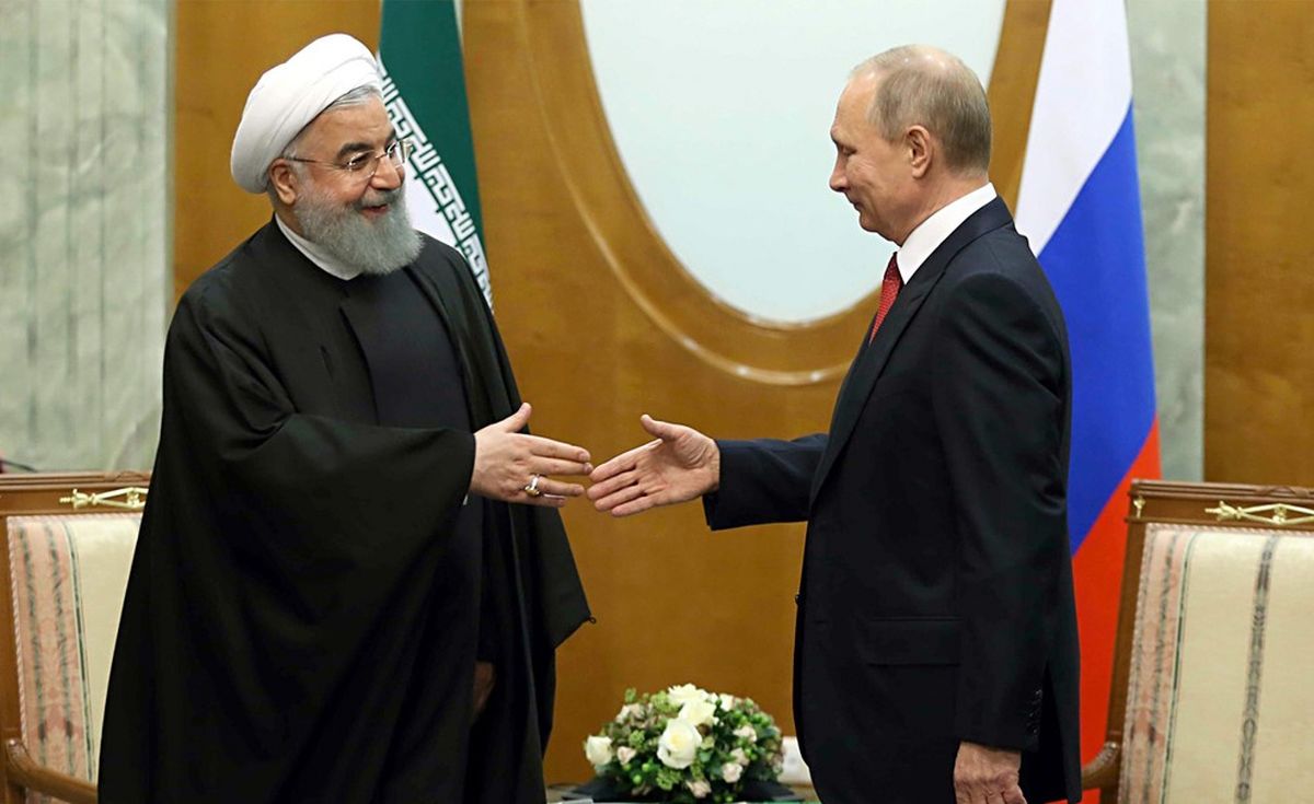 دیدار روحانی و پوتین در روسیه