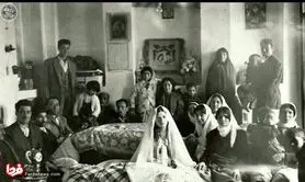 مراسم پاگشايی عروس در قدیم