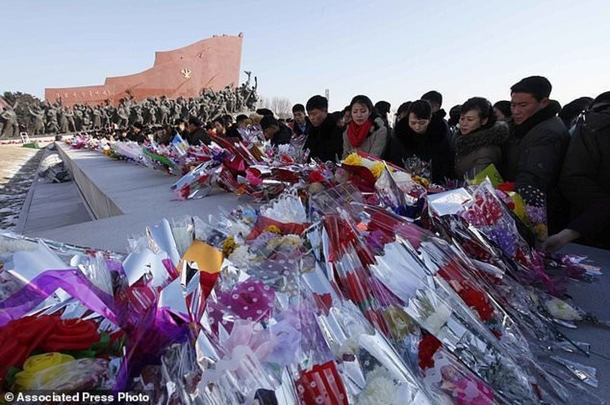 ادای احترام به کیم جونگ ایل در ششمین سالگرد مرگش