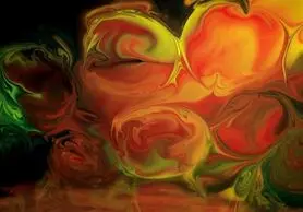 نقاشی روی آب؛ اثری شگفت انگیز از هنرمند لرستانی