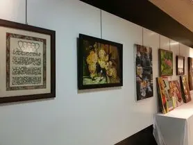هنر هنرجویان هنرستان حضرت مریم در نگارخانه آفتاب میدرخشد