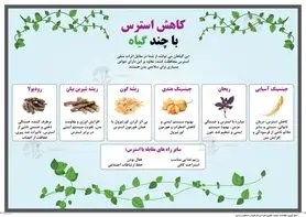 کاهش استرس با چند گیاه