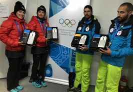 المپیکی‌های ایران هدیه‌های سامسونگ را گرفتند