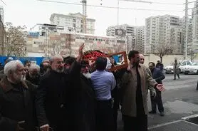 تشییع پیکر فرزند احمد توکلی