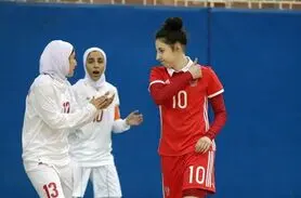 تصاویری از دیدار فوتسال زنان ایران و روسیه