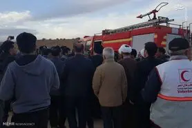 حضور خانواده سرنشینان هواپیما در منطقه
