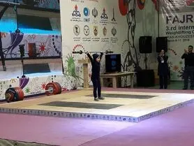 دختر ۸ ساله اردبیلی نمادین وزنه زد !