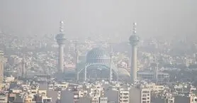 وضعیت قرمز هوای اصفهان؛ کیفیت لحظه‌ای هوا روی عدد ۱۶۰ و آلوده برای عموم قرار گرفت