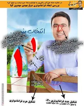 کارتون: بررسی ابعاد فراماسونری دوغ مهدوی‌کیا