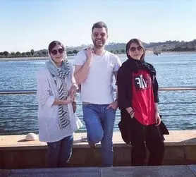 عکس جدید باربد بابایی و دوقلوهایش