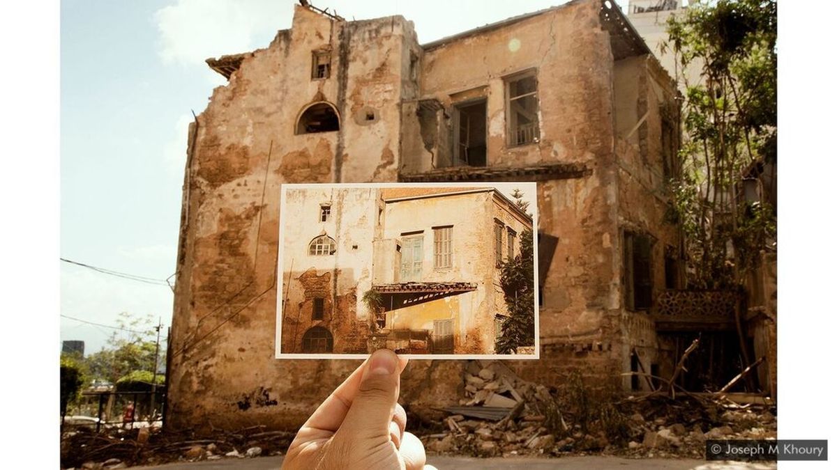 نماهایی دردناک، پیش و پس از انفجار عظیم بیروت