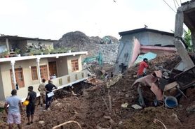 فروریختن کوه زباله در سریلانکا باعث کشته شدن 23 نفر شد