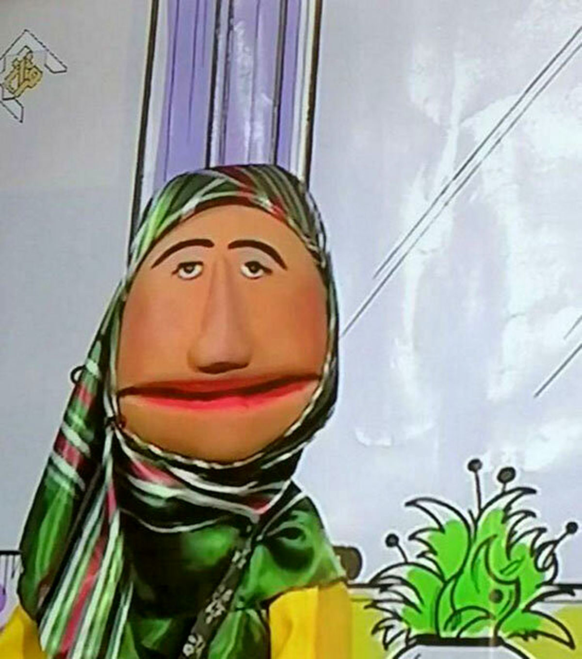 جنجال عروسک زشت تلویزیون / عکس