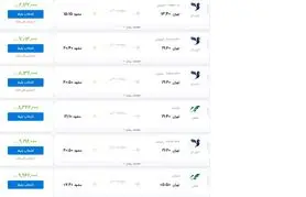 بلیت هواپیما چراغ خاموش گران شد! / افزایش ۱۰۰ درصدی نرخ‌ها تنها در ۵ روز