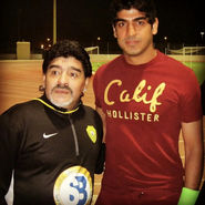 جمله جالبی که مارادونا به یک فوتبالیست ایرانی گفت/عکس