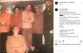 تصویری قدیمی از مرحوم ابراهیم اثباتی در صفحه بازیگر «خانه امن»