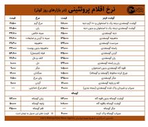 قیمت گوشت و مرغ امروز ۱۸ بهمن‌ + جدول