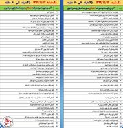 برنامه قطع برق مشهد یکشنبه 12 بهمن 99