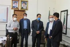 مراسم توديع و معارفه رئیس اداره بهره برداري و توسعه آب آبفاي شاهين شهر
