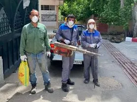 سم پاشی 4600 منهول شبکه فاضلاب شهرها و روستاهای لنجان