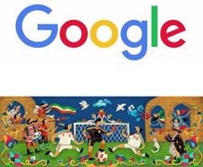 طرحی زیبا از فوتبال ایران برای گوگل