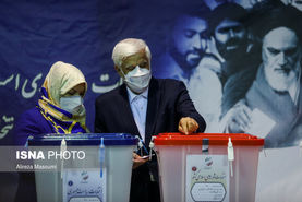 (تصاویر) حضور مقامات و چهره‌های سیاسی پای صندوق رای
